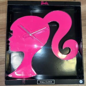 Pink Barbie Wall Clock